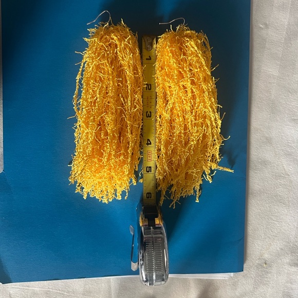Vibrant Yellow Tassel Earrings - Picture 4 of 4